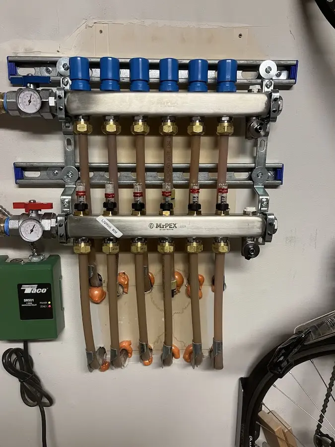 Plumber performing Leak Detection at a residential property in Westborough